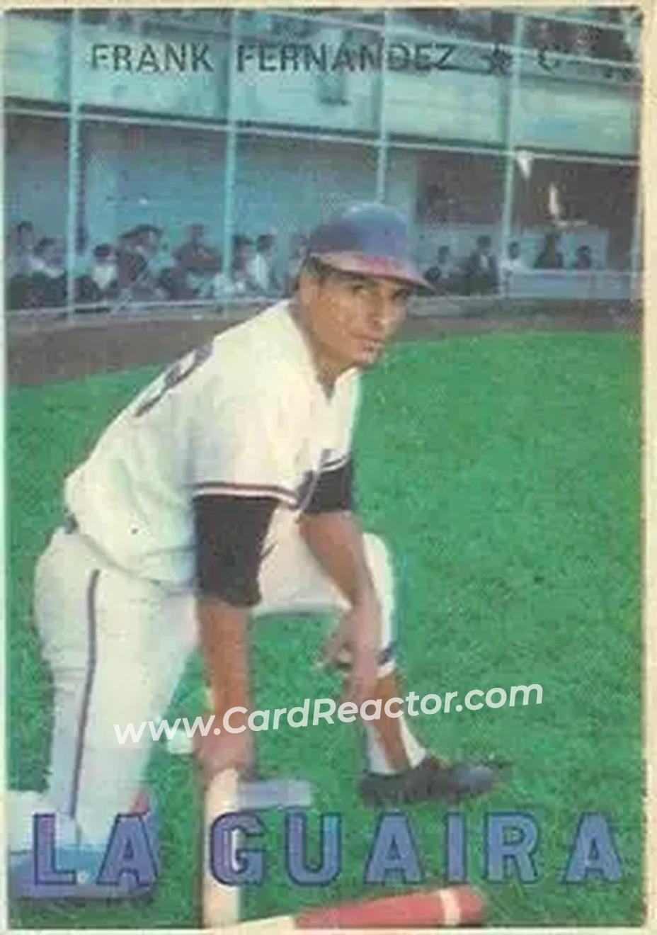 1967 Topps Venezuelan #60 - Frank Fernandez - Tiburones de la Guaira - Front