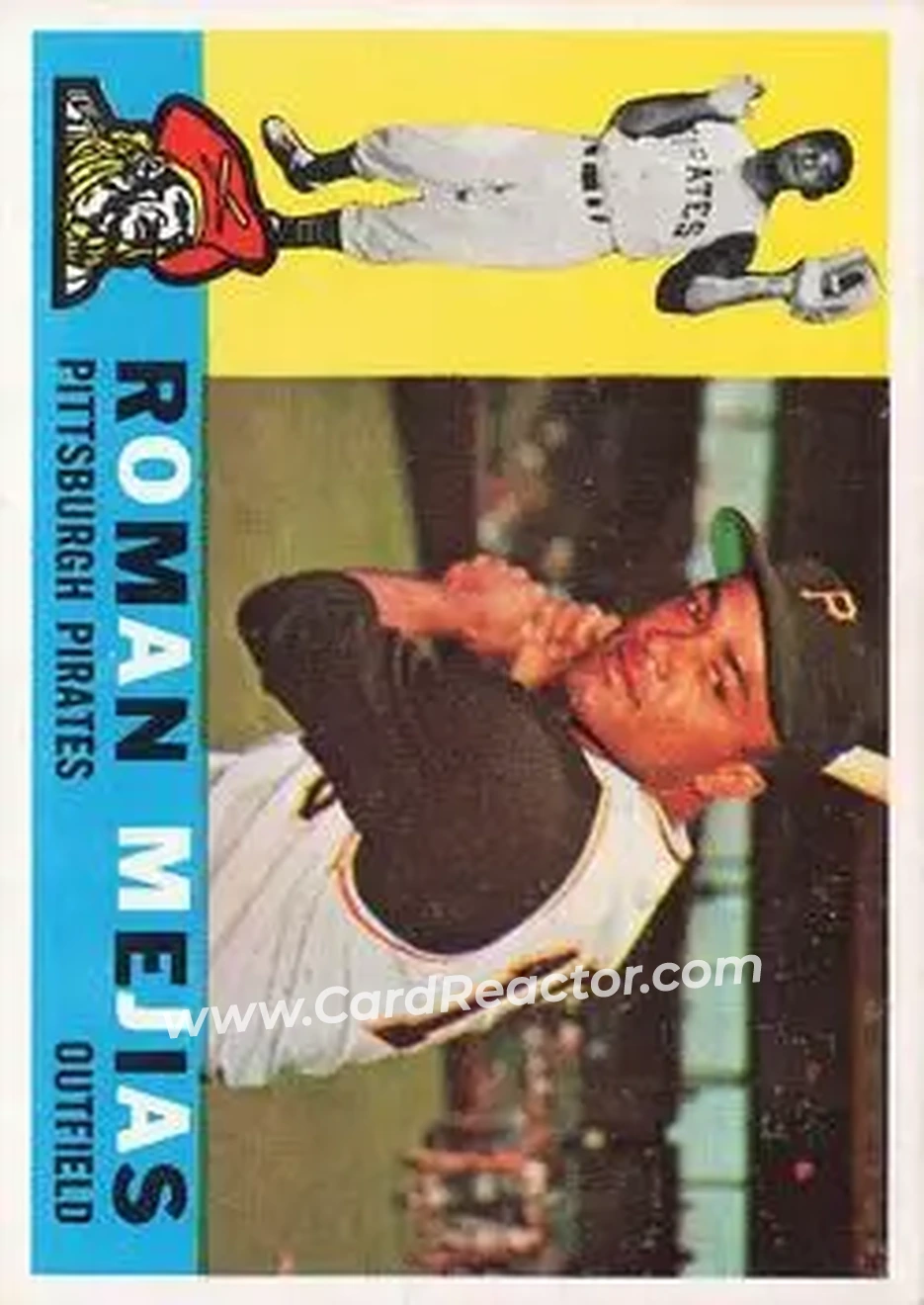 1960 Topps #2 - Roman Mejias - Pittsburgh Pirates - Front