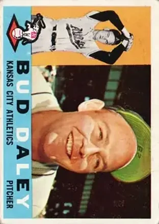 1960 Topps #8 - Bud Daley - Kansas City Athletics 1960 Topps #8 - Bud Daley - Kansas City Athletics