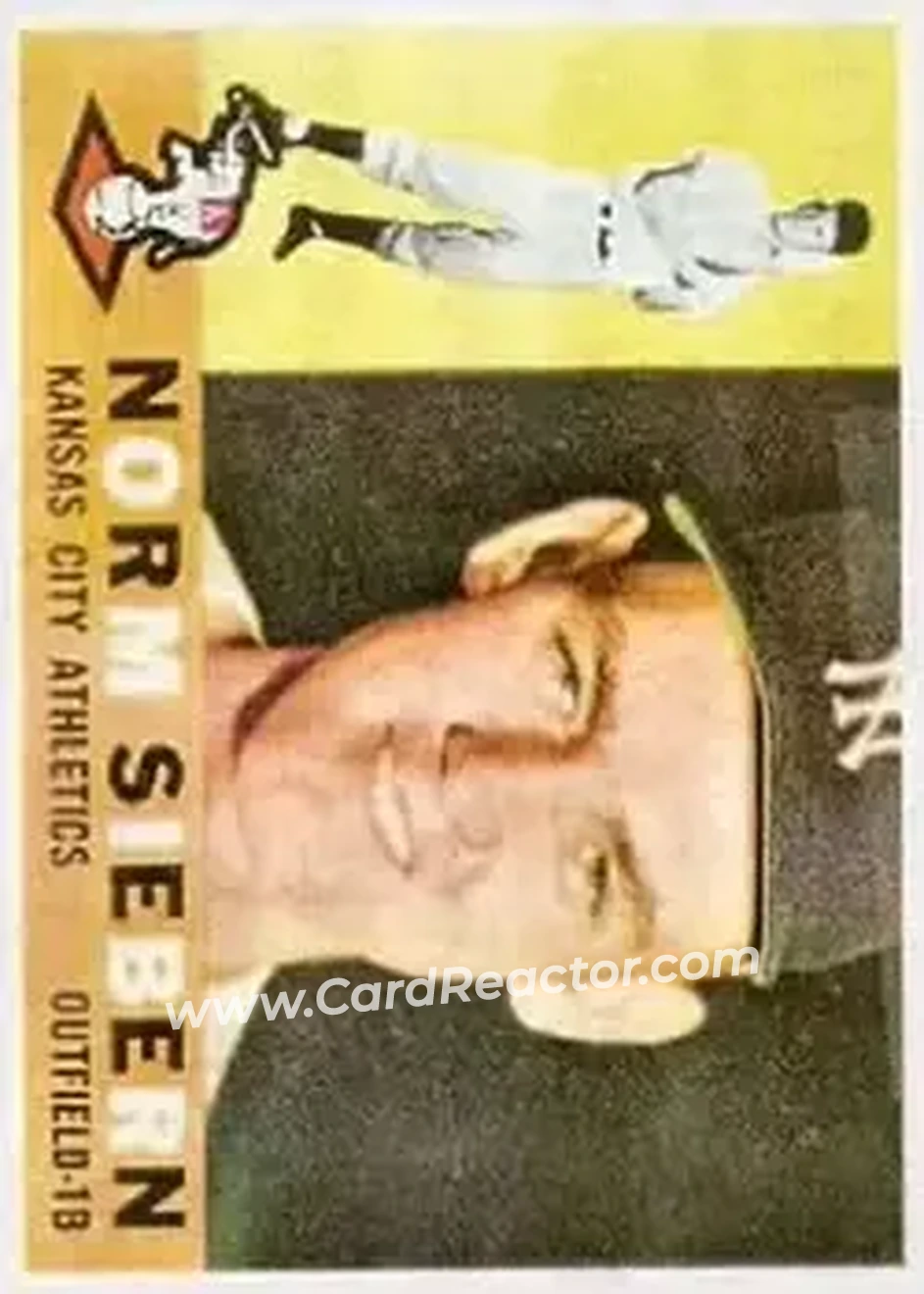 1960 Topps #11 - Norm Siebern - Kansas City Athletics - Front