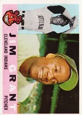 1960 Topps #14 - Jim Grant - Cleveland Indians 1960 Topps #14 - Jim Grant - Cleveland Indians