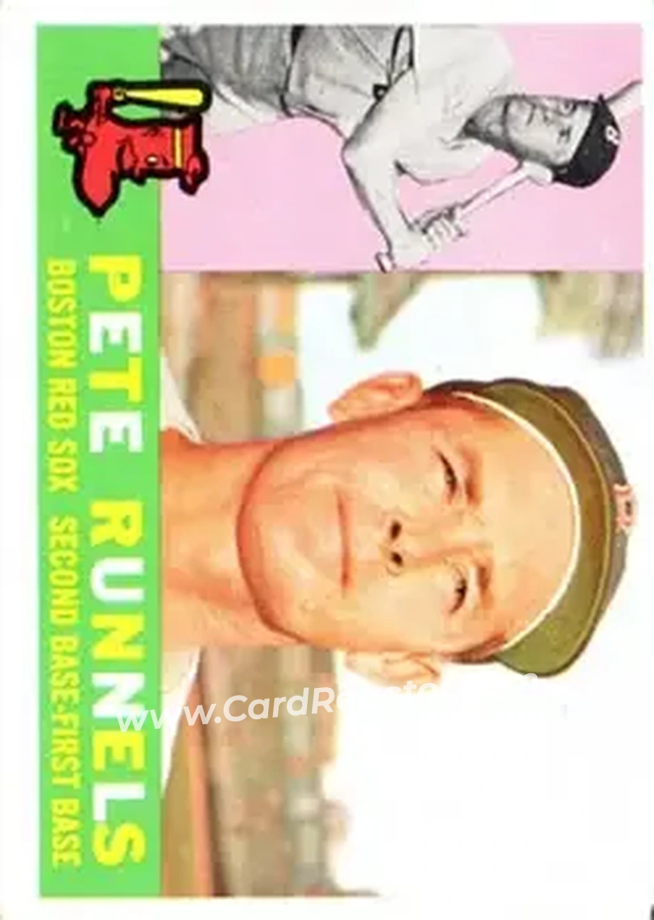 1960 Topps #15 - Pete Runnels - Boston Red Sox - Front 1960 Topps #15 - Pete Runnels - Boston Red Sox - Front