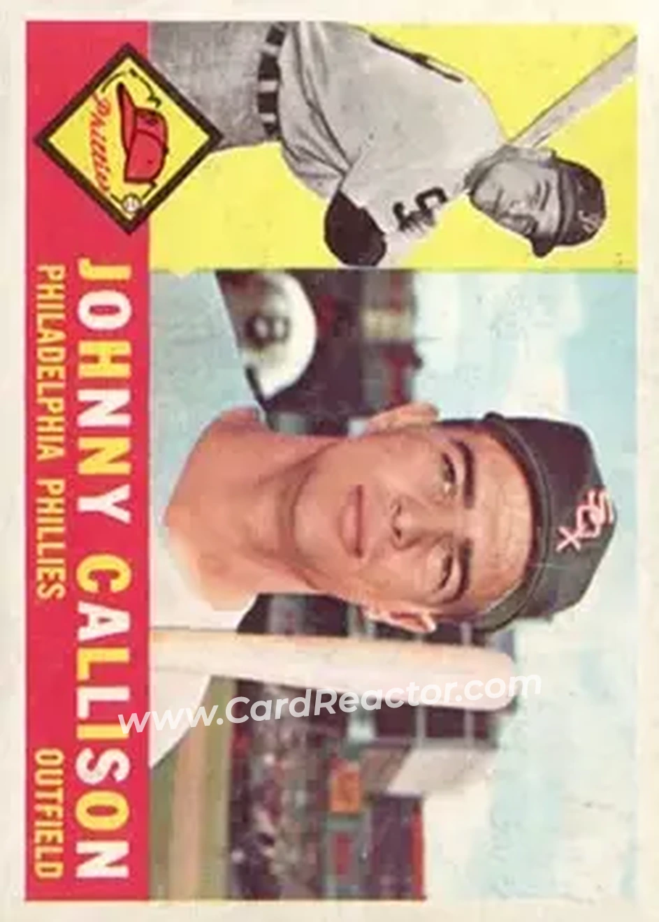 1960 Topps #17 - Johnny Callison - Philadelphia Phillies - Front