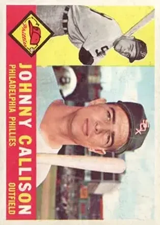 1960 Topps #17 - Johnny Callison - Philadelphia Phillies 1960 Topps #17 - Johnny Callison - Philadelphia Phillies