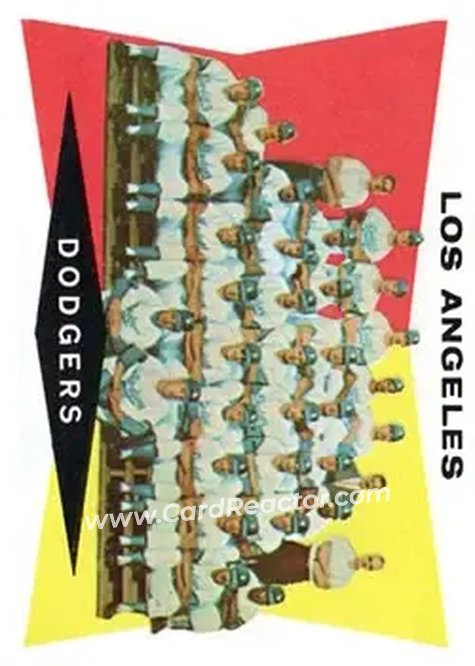 1960 Topps #18 - Los Angeles Dodgers TC, CL - Los Angeles Dodgers - Los Angeles Dodgers - Front
