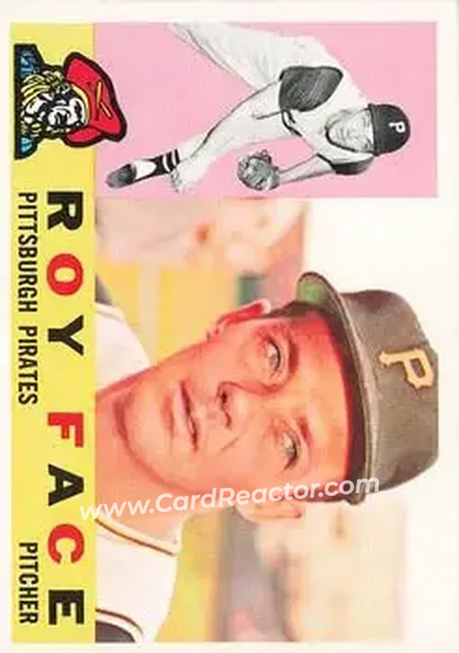 1960 Topps #20 - Roy Face - Pittsburgh Pirates - Front