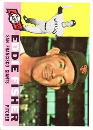1960 Topps #23 - Eddie Fisher - San Francisco Giants