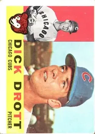 1960 Topps #27 - Dick Drott - Chicago Cubs