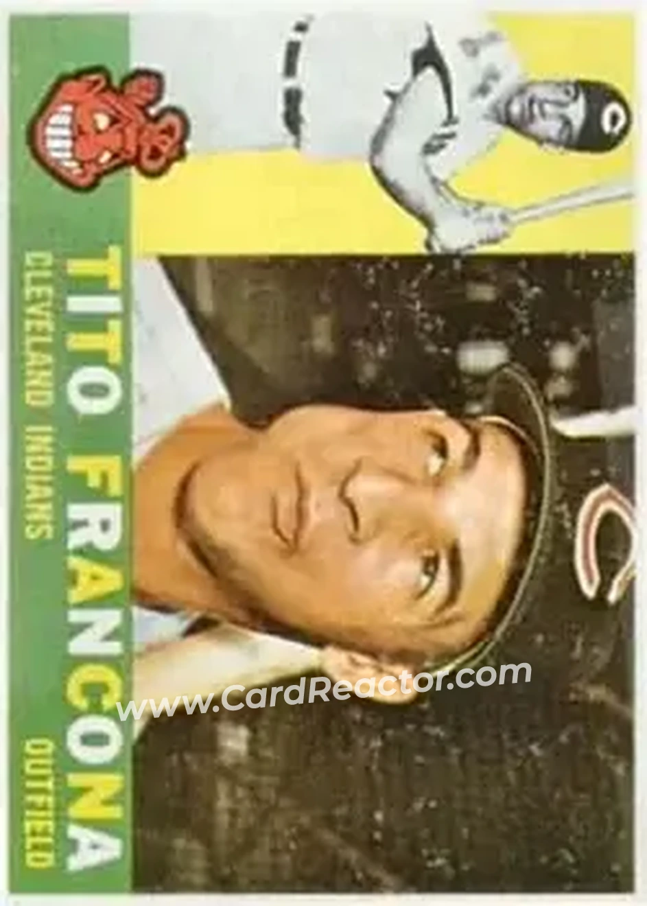 1960 Topps #30 - Tito Francona - Cleveland Indians - Front 1960 Topps #30 - Tito Francona - Cleveland Indians - Front