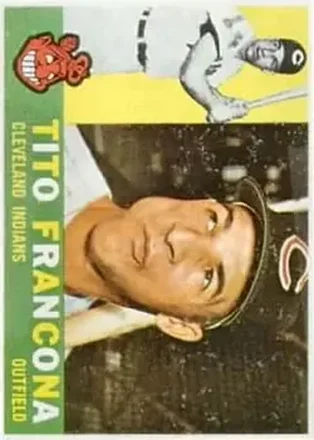 1960 Topps #30 - Tito Francona - Cleveland Indians 1960 Topps #30 - Tito Francona - Cleveland Indians