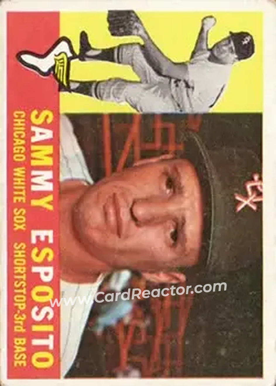 1960 Topps #31 - Sam Esposito - Chicago White Sox - Front 1960 Topps #31 - Sam Esposito - Chicago White Sox - Front