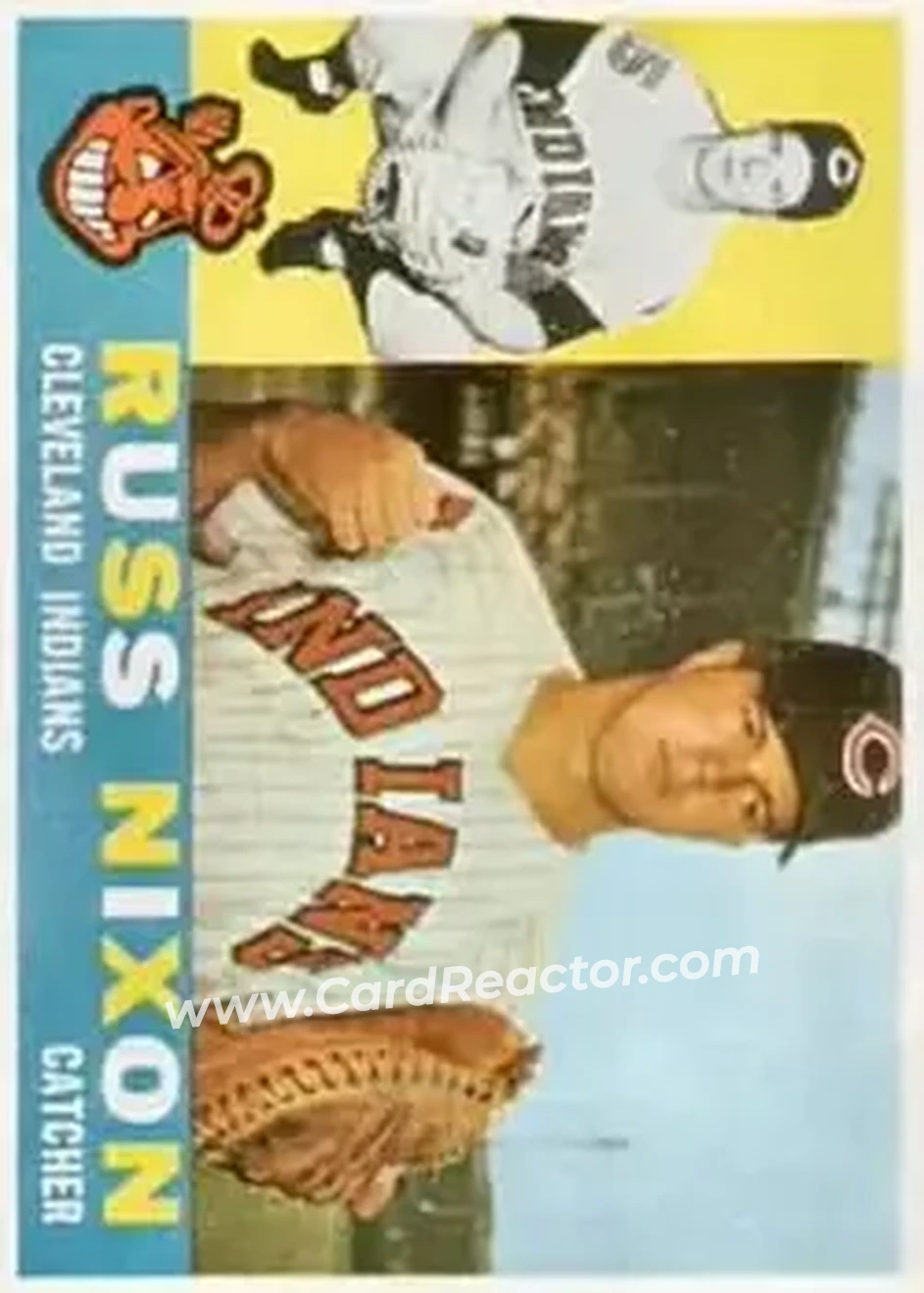 1960 Topps #36 - Russ Nixon - Cleveland Indians - Front