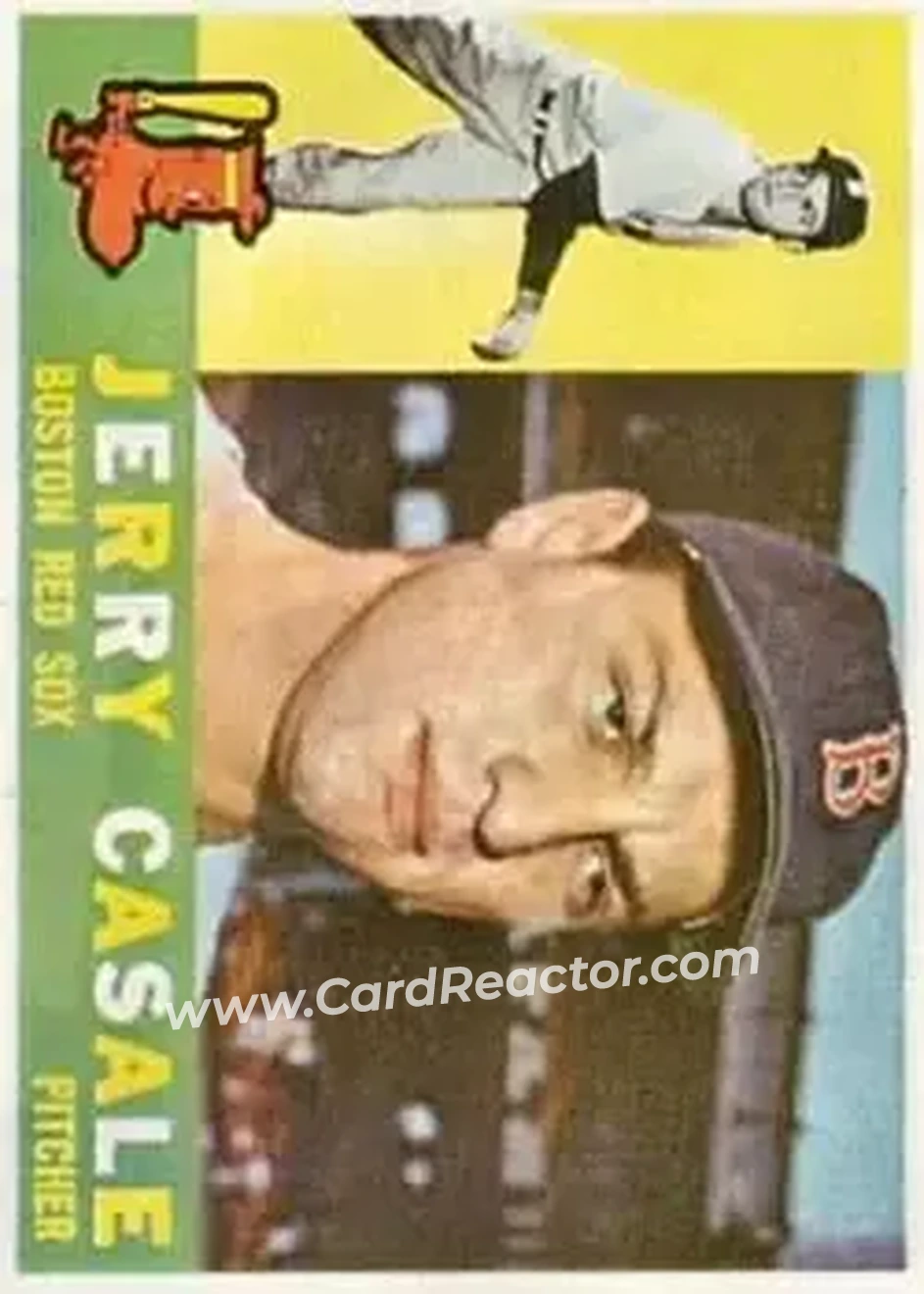 1960 Topps #38 - Jerry Casale - Boston Red Sox - Front 1960 Topps #38 - Jerry Casale - Boston Red Sox - Front