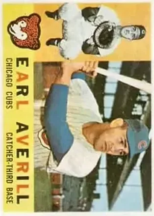 1960 Topps #39 - Earl Averill - Chicago Cubs