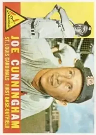 1960 Topps #40 - Joe Cunningham - St. Louis Cardinals