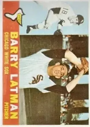1960 Topps #41 - Barry Latman - Chicago White Sox