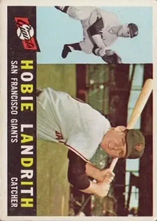1960 Topps #42 - Hobie Landrith - San Francisco Giants