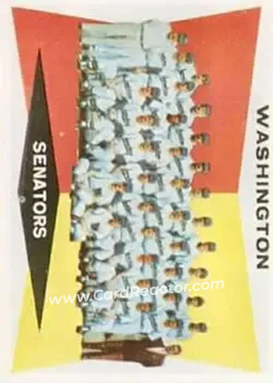 1960 Topps #43 - Washington Senators TC, CL - Washington Senators - Washington Senators - Front