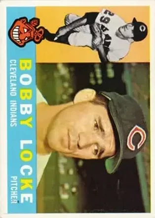 1960 Topps #44 - Bobby Locke - Cleveland Indians