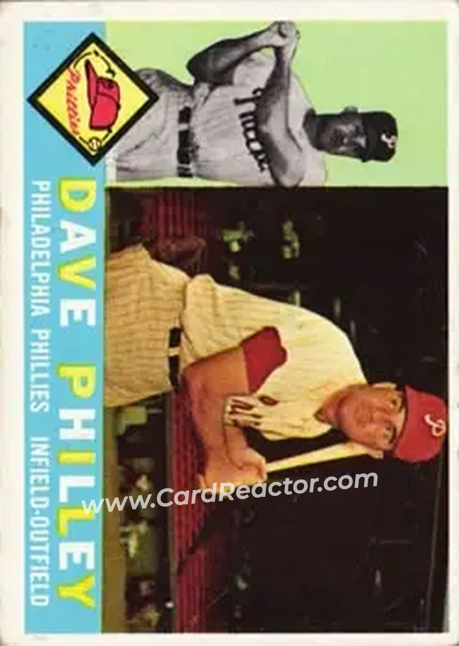 1960 Topps #52 - Dave Philley - Philadelphia Phillies - Front