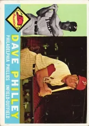 1960 Topps #52 - Dave Philley - Philadelphia Phillies 1960 Topps #52 - Dave Philley - Philadelphia Phillies