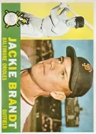 1960 Topps #53 - Jackie Brandt - Baltimore Orioles