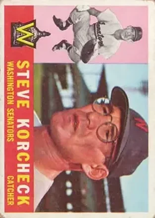 1960 Topps #56 - Steve Korcheck - Washington Senators 1960 Topps #56 - Steve Korcheck - Washington Senators