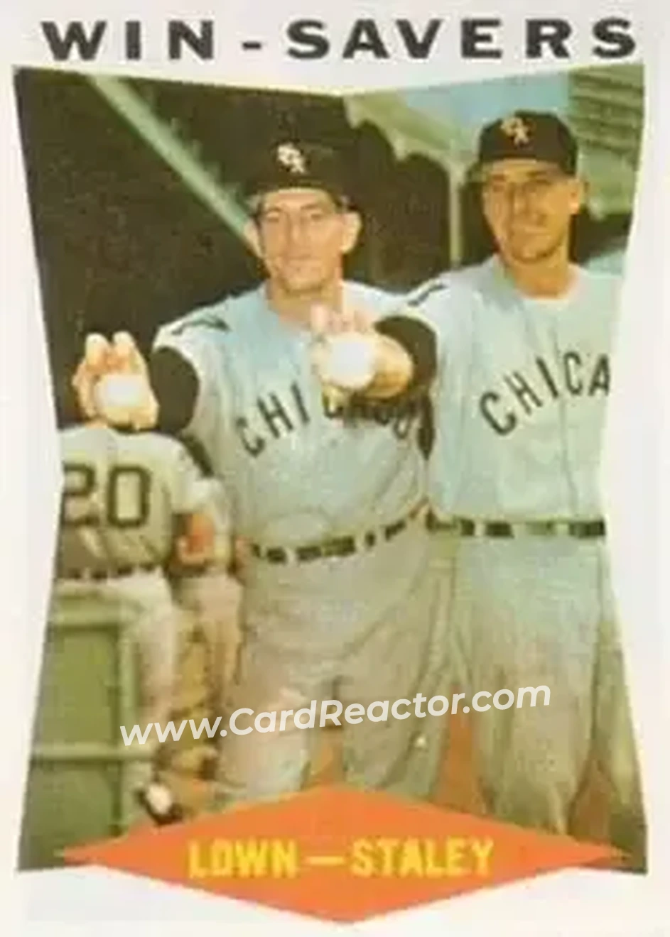 1960 Topps #57 - Win-Savers (Turk Lown - Gerry Staley) CPC - Chicago White Sox - Chicago White Sox - Front
