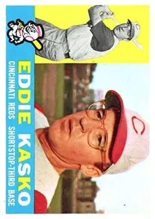 1960 Topps #61 - Eddie Kasko - Cincinnati Reds