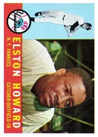 1960 Topps #65 - Elston Howard - New York Yankees 1960 Topps #65 - Elston Howard - New York Yankees