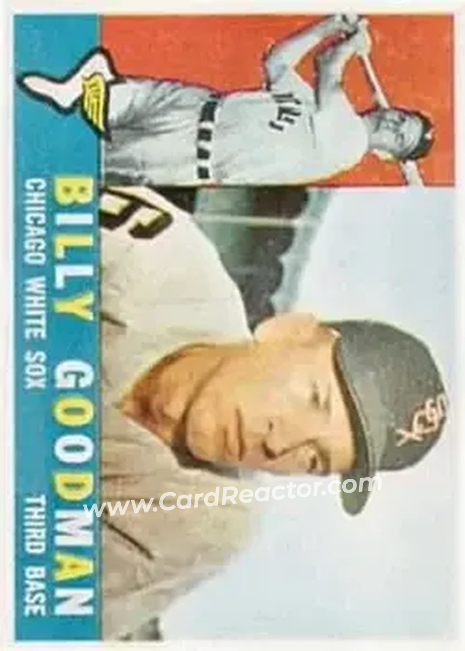 1960 Topps #69 - Billy Goodman - Chicago White Sox - Front 1960 Topps #69 - Billy Goodman - Chicago White Sox - Front