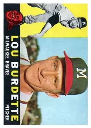 1960 Topps #70 - Lew Burdette - Milwaukee Braves