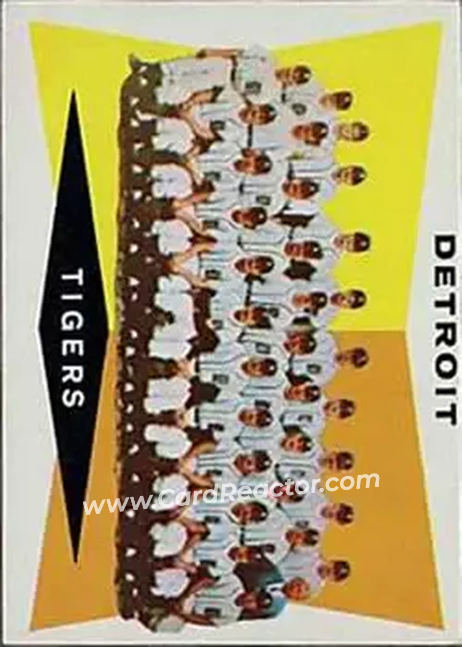1960 Topps #72 - Detroit Tigers TC, CL - Detroit Tigers - Detroit Tigers - Front