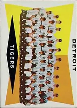 1960 Topps #72 - Detroit Tigers TC, CL - Detroit Tigers - Detroit Tigers 1960 Topps #72 - Detroit Tigers TC, CL - Detroit Tigers - Detroit Tigers
