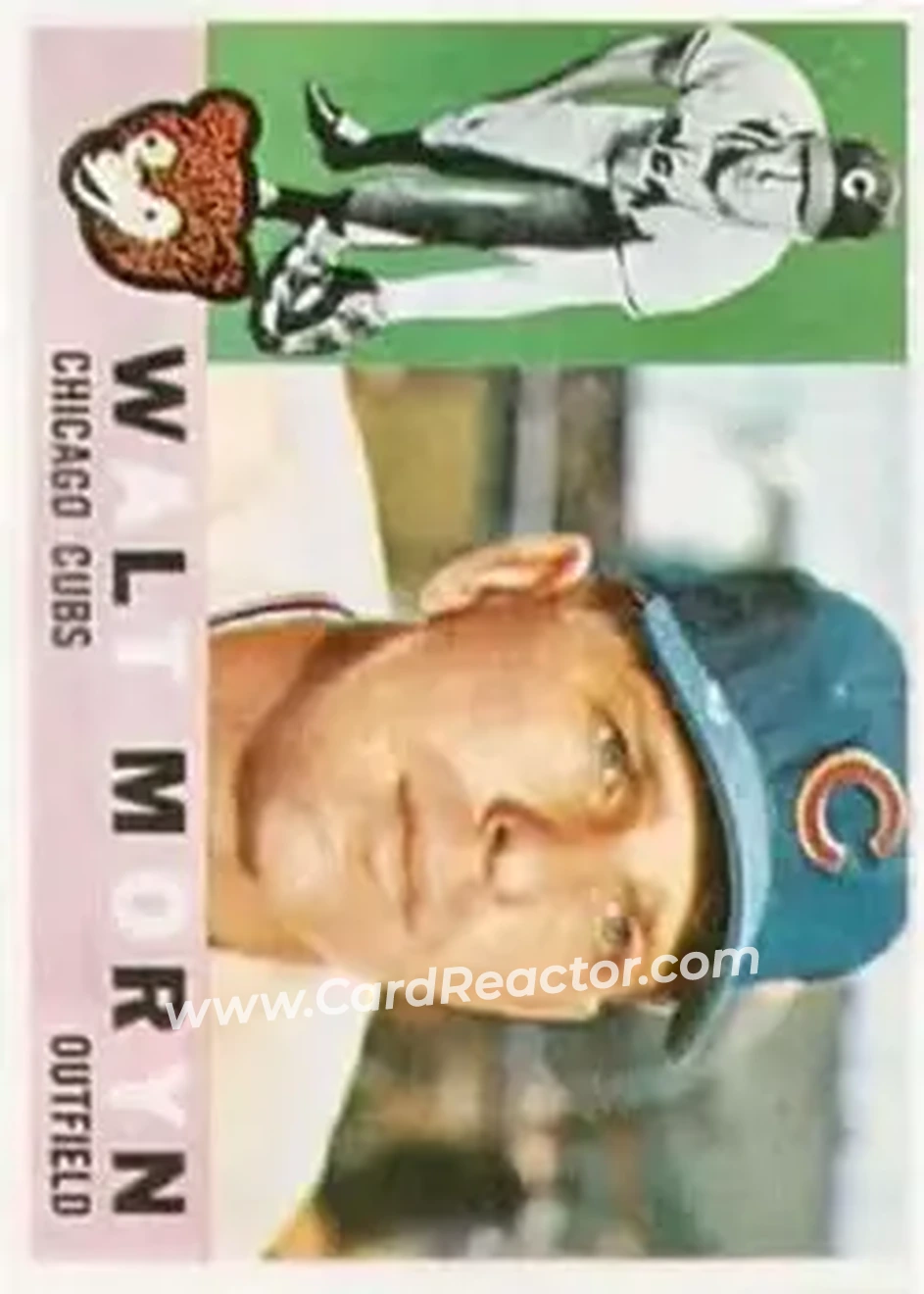 1960 Topps #74 - Walt Moryn - Chicago Cubs - Front 1960 Topps #74 - Walt Moryn - Chicago Cubs - Front