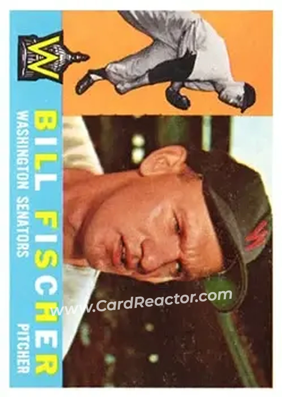 1960 Topps #76 - Bill Fischer - Washington Senators - Front 1960 Topps #76 - Bill Fischer - Washington Senators - Front