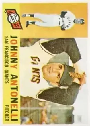 1960 Topps #80 - Johnny Antonelli - San Francisco Giants 1960 Topps #80 - Johnny Antonelli - San Francisco Giants