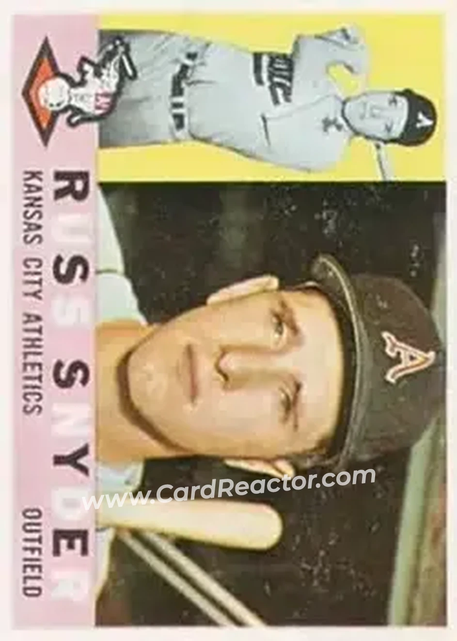 1960 Topps #81 - Russ Snyder - Kansas City Athletics - Front