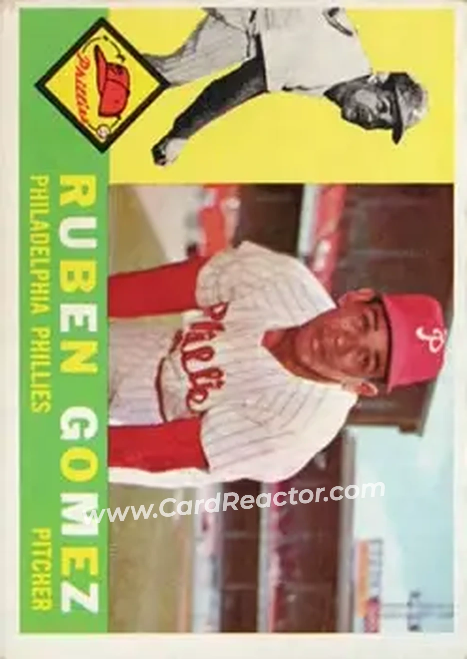 1960 Topps #82 - Ruben Gomez - Philadelphia Phillies - Front