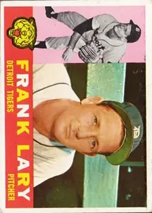 1960 Topps #85 - Frank Lary - Detroit Tigers 1960 Topps #85 - Frank Lary - Detroit Tigers