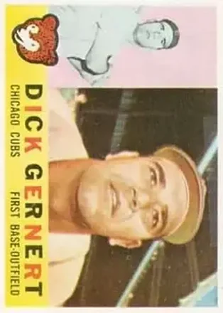 1960 Topps #86 - Dick Gernert - Chicago Cubs
