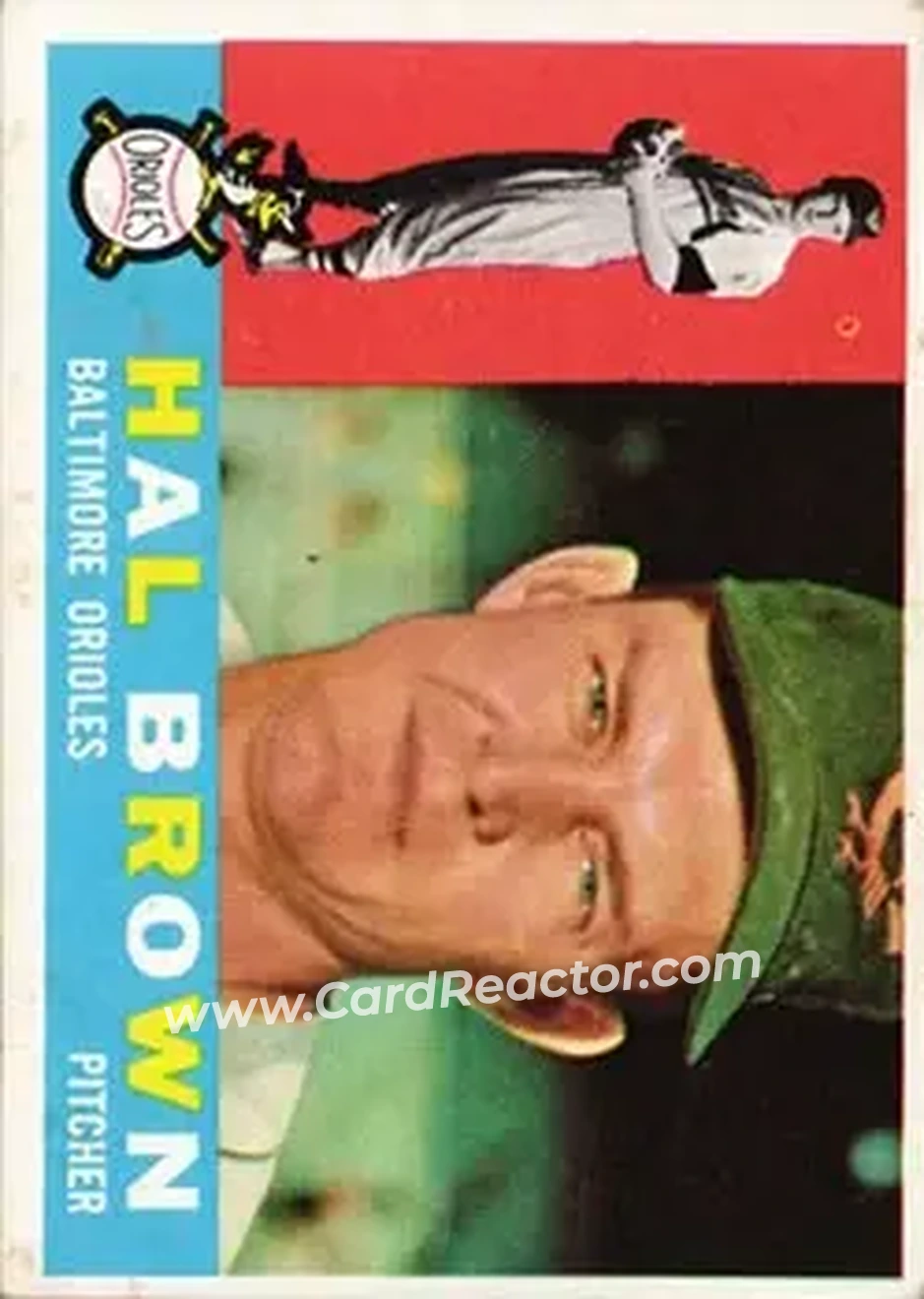 1960 Topps #89 - Hal Brown - Baltimore Orioles - Front