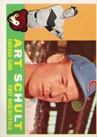 1960 Topps #93 - Art Schult - Chicago Cubs