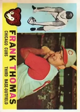 1960 Topps #95 - Frank Thomas - Chicago Cubs