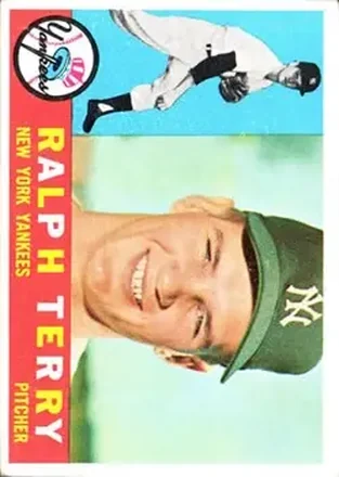 1960 Topps #96 - Ralph Terry - New York Yankees 1960 Topps #96 - Ralph Terry - New York Yankees