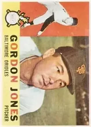 1960 Topps #98 - Gordon Jones - Baltimore Orioles