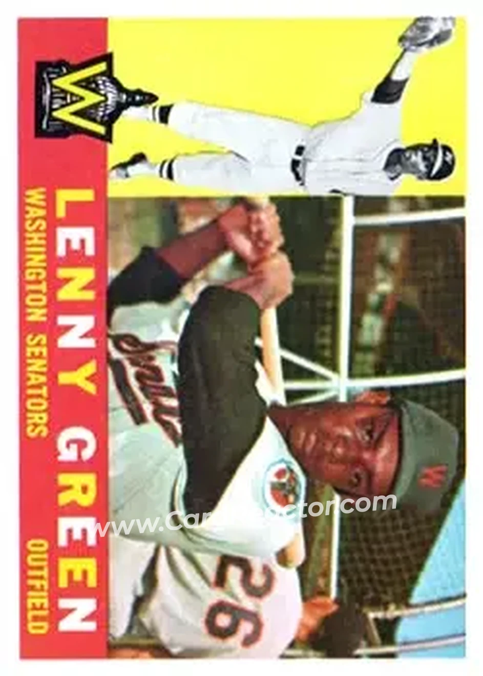 1960 Topps #99 - Lenny Green - Washington Senators - Front