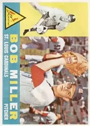 1960 Topps #101 - Bob Miller - St. Louis Cardinals 1960 Topps #101 - Bob Miller - St. Louis Cardinals