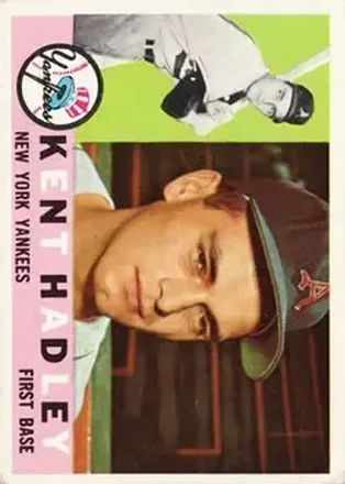 1960 Topps #102 - Kent Hadley - New York Yankees 1960 Topps #102 - Kent Hadley - New York Yankees