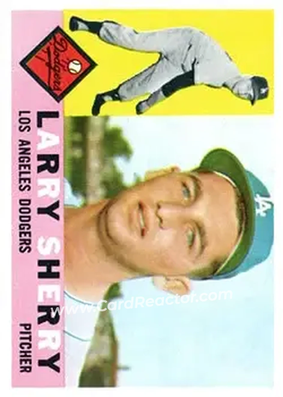 1960 Topps #105 - Larry Sherry - Los Angeles Dodgers - Front